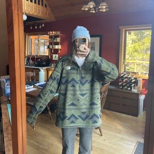 The North Face quarter zip fleece